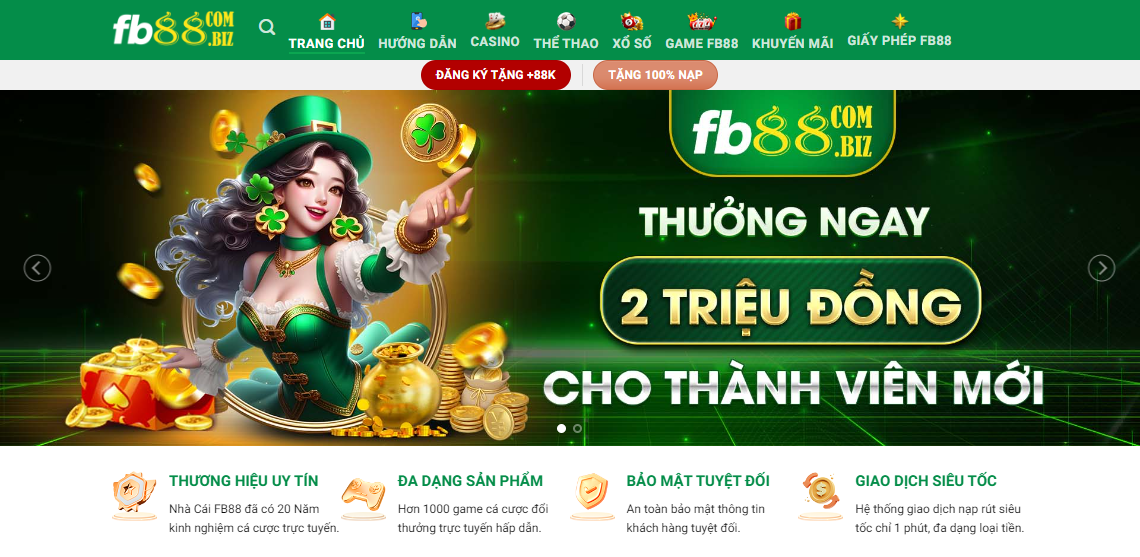 Lý do FB88 trở thành lựa chọn hàng đầu của người chơi Châu Á